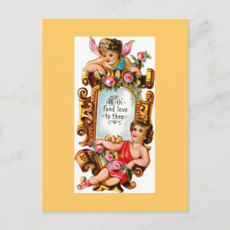 Carte postale victorienne vintage