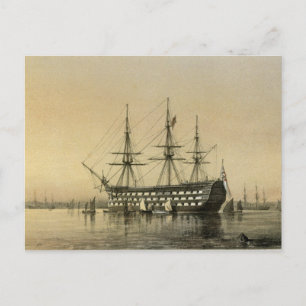 Carte postale victorieuse HMS