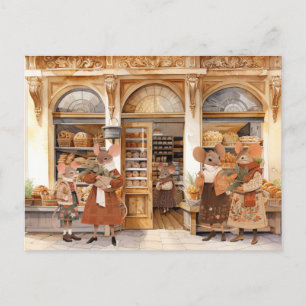 Carte Postale Vie à Mice Town - Fête de la boulangerie
