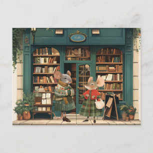 Carte Postale Vie à Mice Town - Tante Tiff & Mme Blume