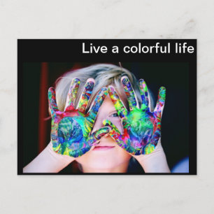 Carte Postale Vie colorée