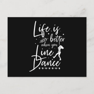 Carte Postale Vie Mieux Ligne Danse Ligne Danse Pays Gif