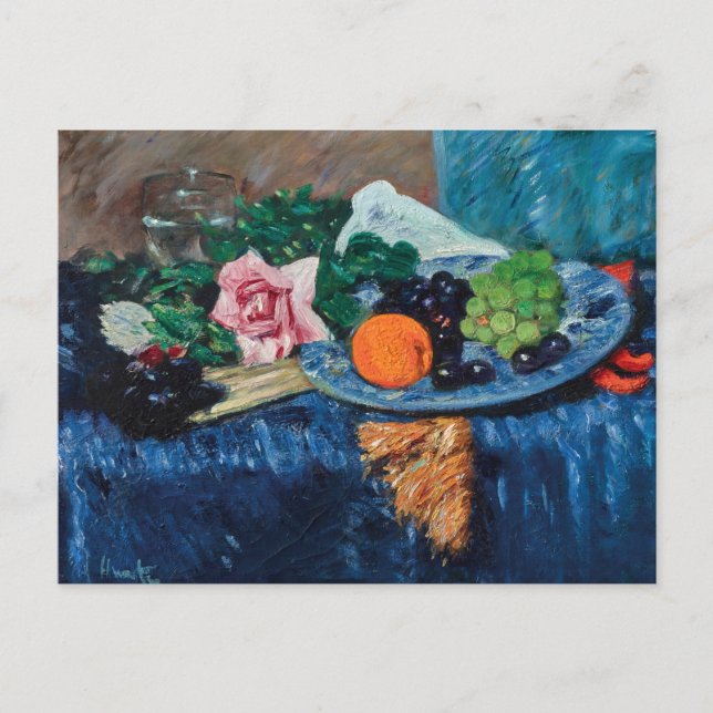 Carte Postale Vie morte avec des fruits | George Leslie Hunter (Devant)