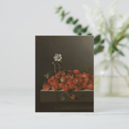 Carte Postale Vie morte avec fraises sauvages, 17e Art du C