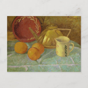 Carte Postale Vie morte avec Fruit & Pitcher ou