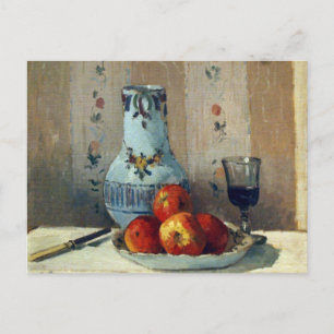 Carte Postale Vie morte avec pommes et Pitcher - Pissarro