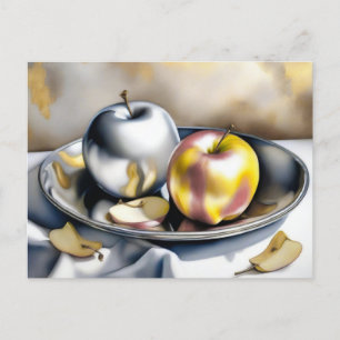 Carte Postale Vie morte des pommes d'argent et d'or