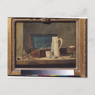 Carte Postale Vie morte des tuyaux et un verre à boire