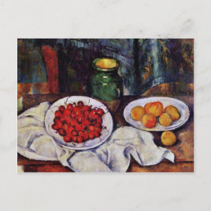 Carte Postale Vie Toujours Avec Cerises Et Peaches Par Paul Céza