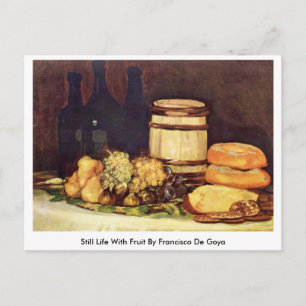 Carte Postale Vie Toujours Fruite Par Francisco De Goya