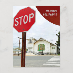 Carte Postale Vieille église de Maricopa en Californie