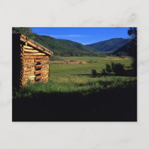 Carte Postale Vieille maison en rondins près de Park City, Utah.