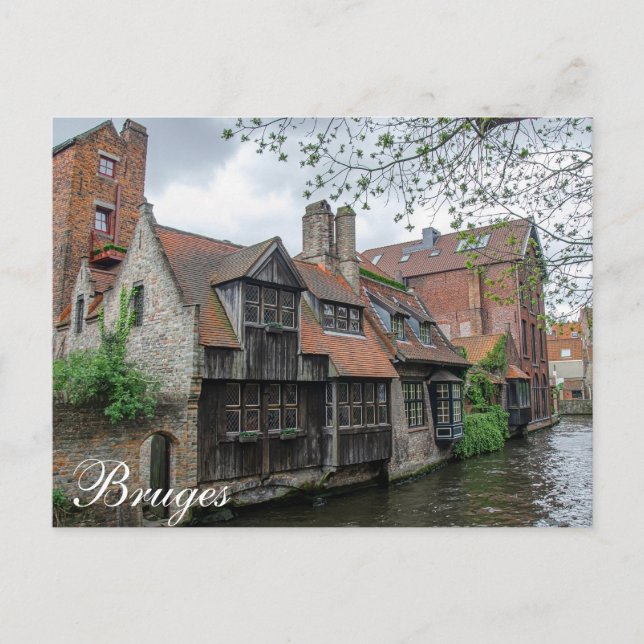 Carte Postale Vieille ville de Bruges en Belgique (Devant)