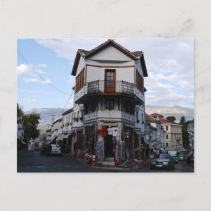 Carte Postale Vieille ville de Gjirokaster, Albanie