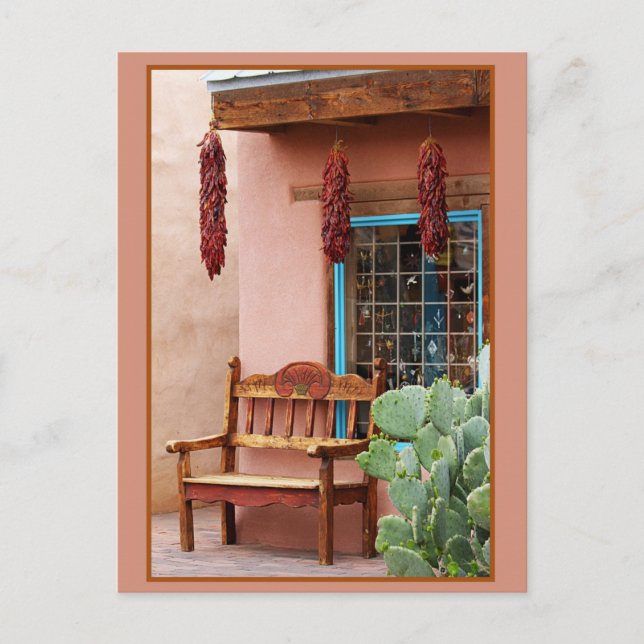 Carte Postale Vielle ville Albuquerque Fenêtre Boutique (Devant)