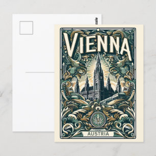 Carte Postale Vienne-Autriche cadeaux vintages
