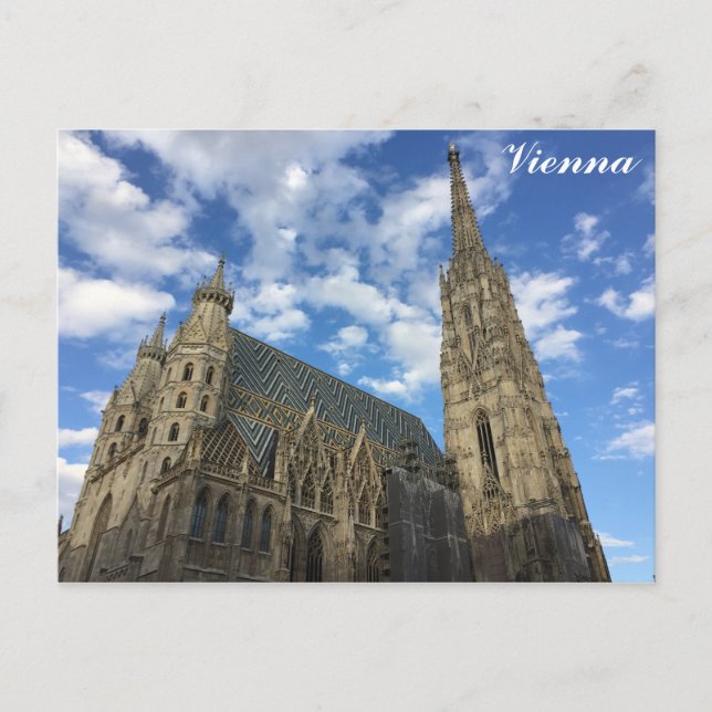 Carte Postale Vienne Autriche Cathédrale Saint-Étienne Photo de  (Devant)