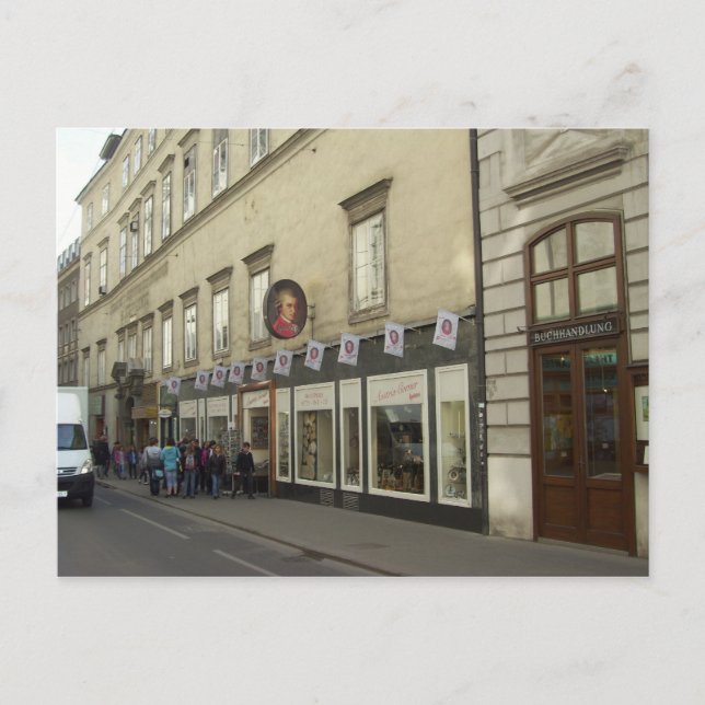 Carte Postale Vienne Autriche Mozart (Devant)