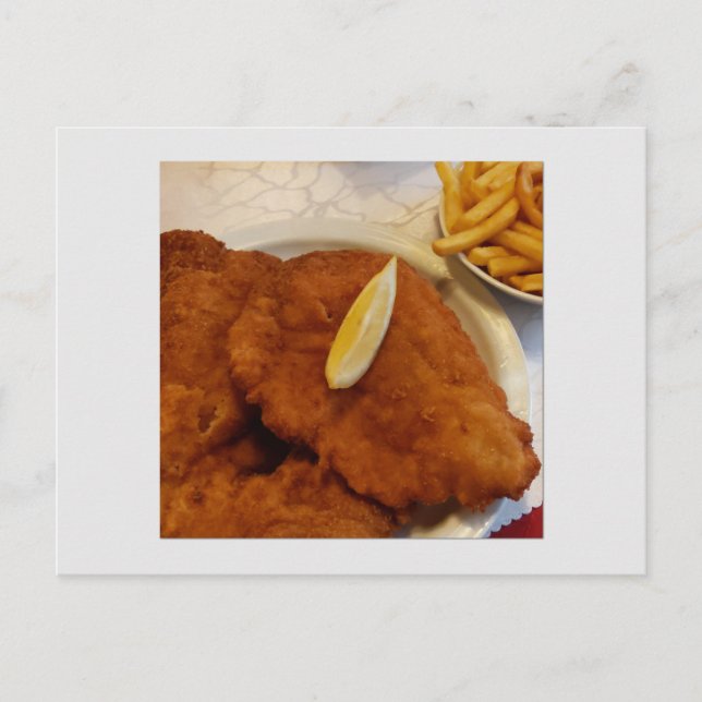 Carte postale Vienne Schnitzel (Devant)