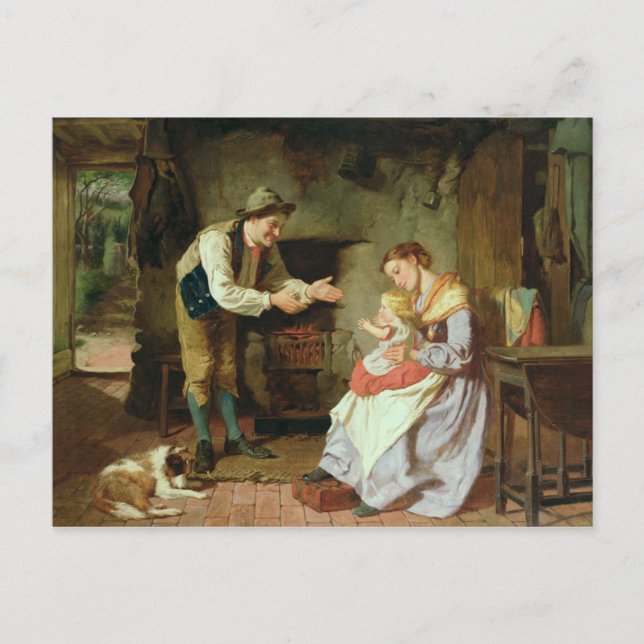 Carte Postale Viens à papa (Devant)