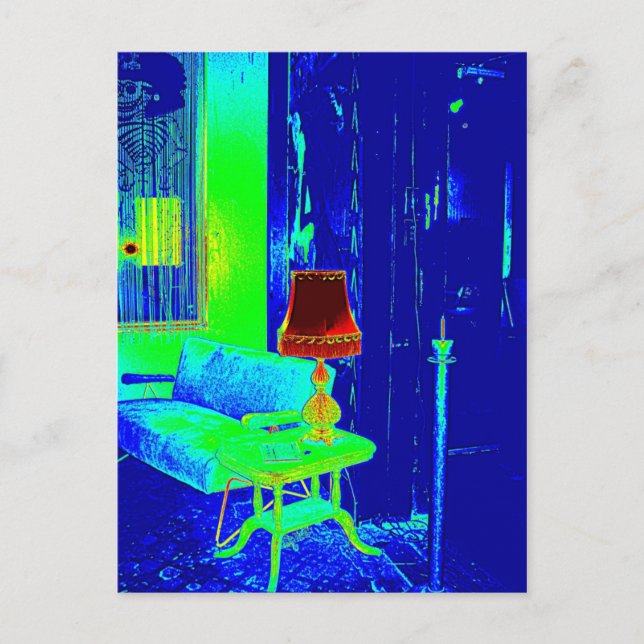 Carte Postale Viens chez moi... (Devant)