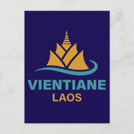 Carte Postale Vientiane Laos Southeast Asia