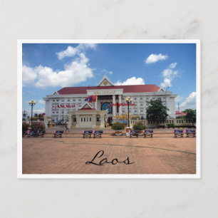 Carte Postale vientiane ville de laos