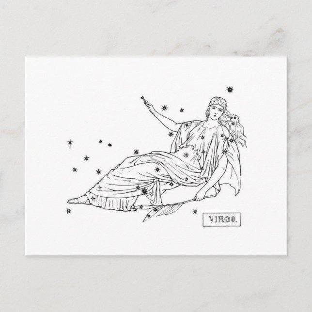 Carte Postale Vierge (Devant)