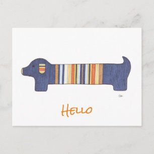 Carte postale vierge - Dachshund #1