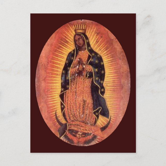 Carte Postale Vierge de Guadalupe (Devant)
