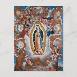 Carte postale "Vierge de Guadalupe"