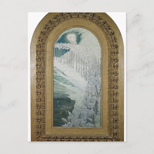 Carte Postale Vierge des Lilies, 1899 (Devant)