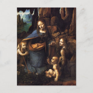 Carte Postale Vierge des Rochers