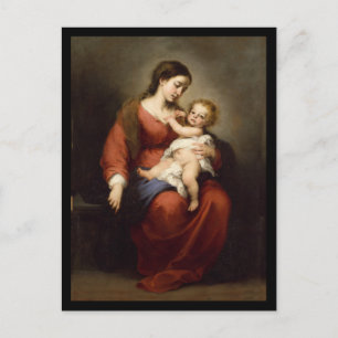 Carte Postale Vierge et enfant Christ