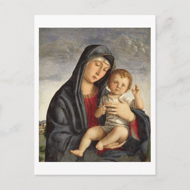 Carte Postale Vierge et enfant (huile sur panneau) 2 (Devant)