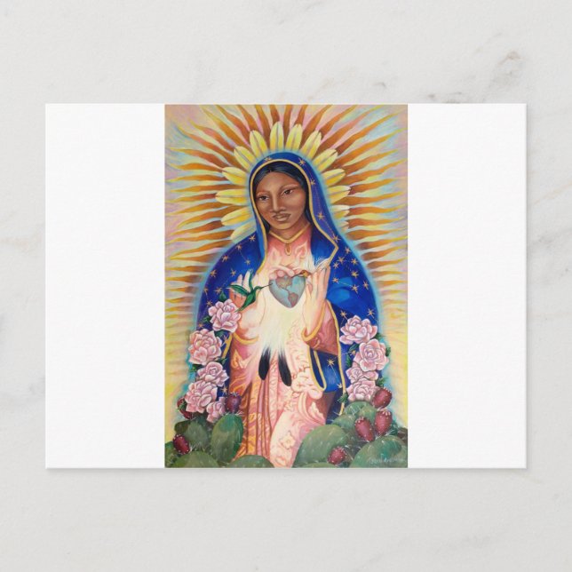 Carte Postale Vierge Marie - Notre-Dame De Guadalupe (Devant)