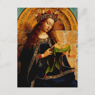 Carte Postale Vierge Marie par Jan van Eyck