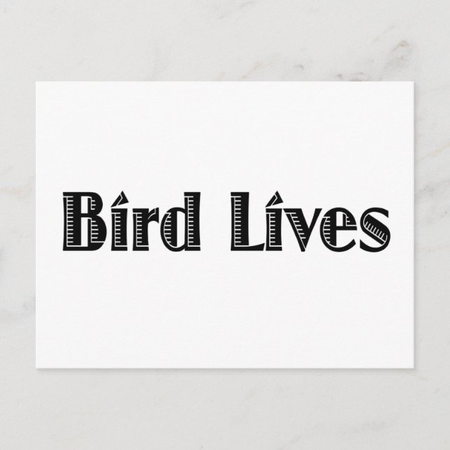 Carte Postale Vies d'oiseaux (Devant)