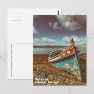 Carte Postale Vieux Aiola. Bateau traditionnel portugais sur la