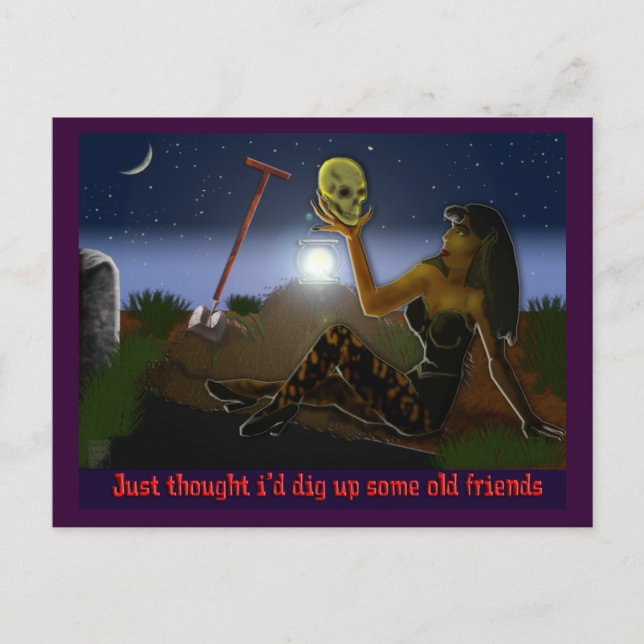 Carte Postale vieux amis (Devant)