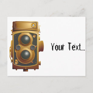 Carte Postale Vieux Appareil Photo Steampunk