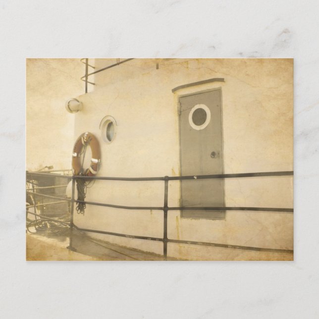 Carte Postale Vieux bateau (Devant)