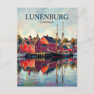 Carte Postale Vieux bourg de Lunenburg Canada