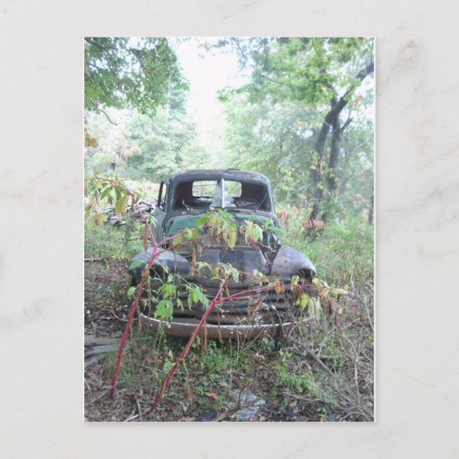 Carte Postale Vieux Camion (Devant)