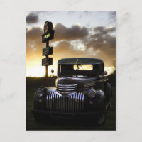 Carte postale Vieux Camion Chevy