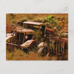 Carte Postale Vieux camion, Ville fantôme près de Jérôme, Arizon