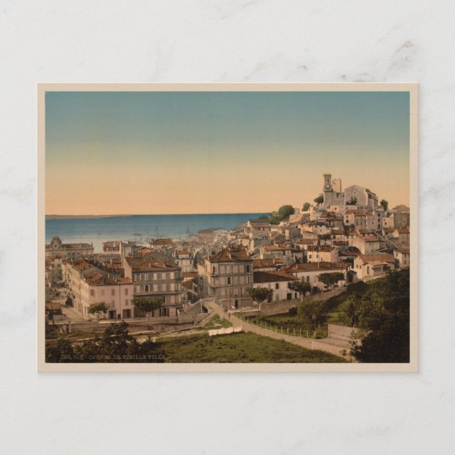 Carte Postale Vieux Cannes Côte d'Azur France (Devant)