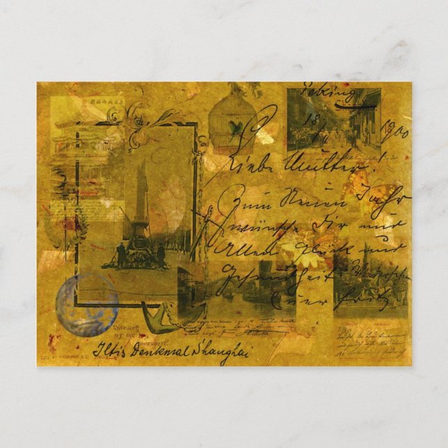 Carte Postale Vieux Changhaï (Devant)