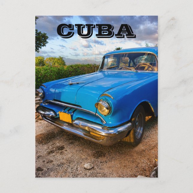Carte Postale Vieux classique américain en Trinidad, Cuba (Devant)