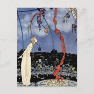 Carte Postale Vieux contes de fées françaises : Un arbre de beau